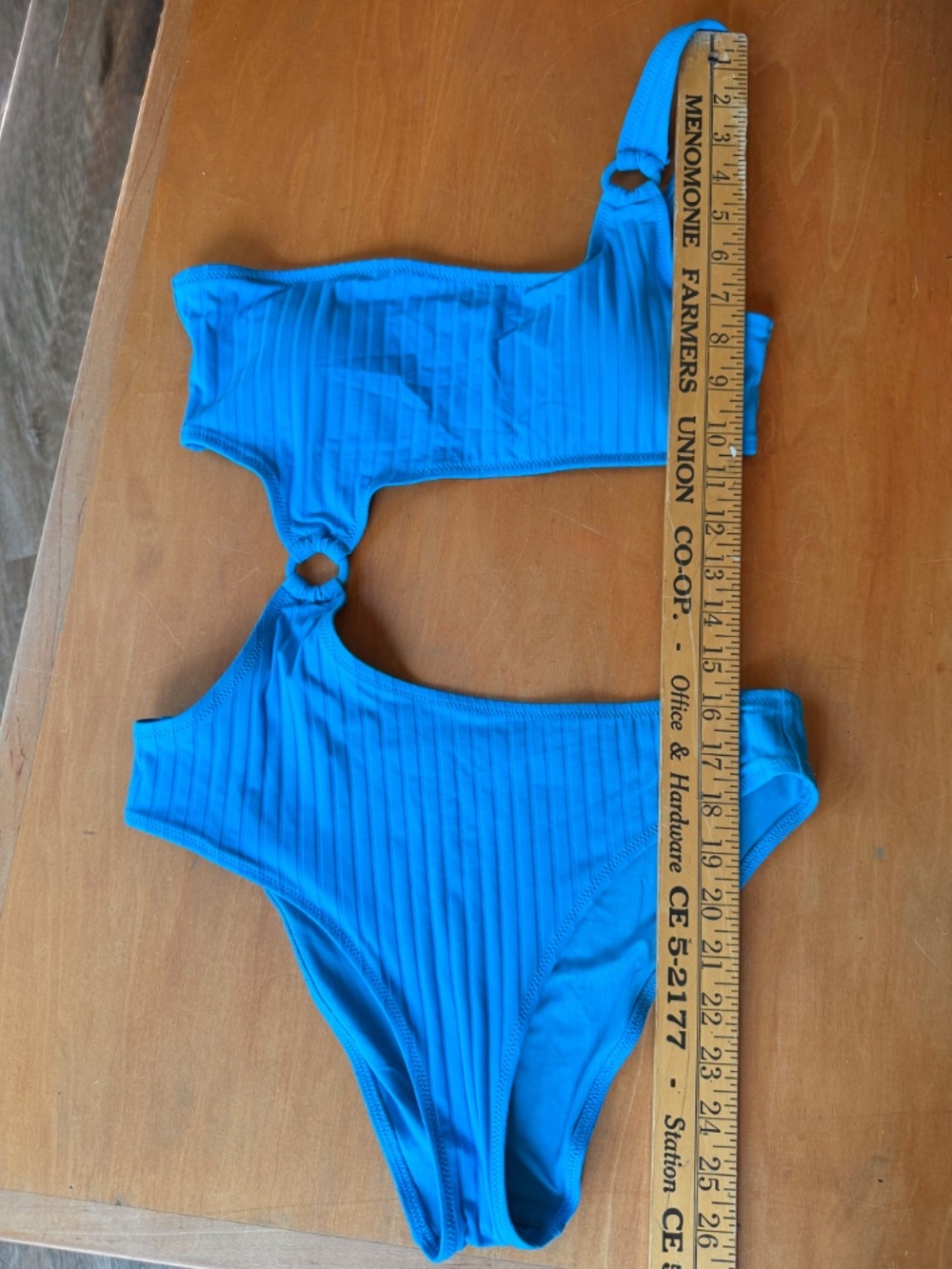 Aerie Cheeky Swimsuit, Size Medium, One piece with cutouts - Picture 4 of 15